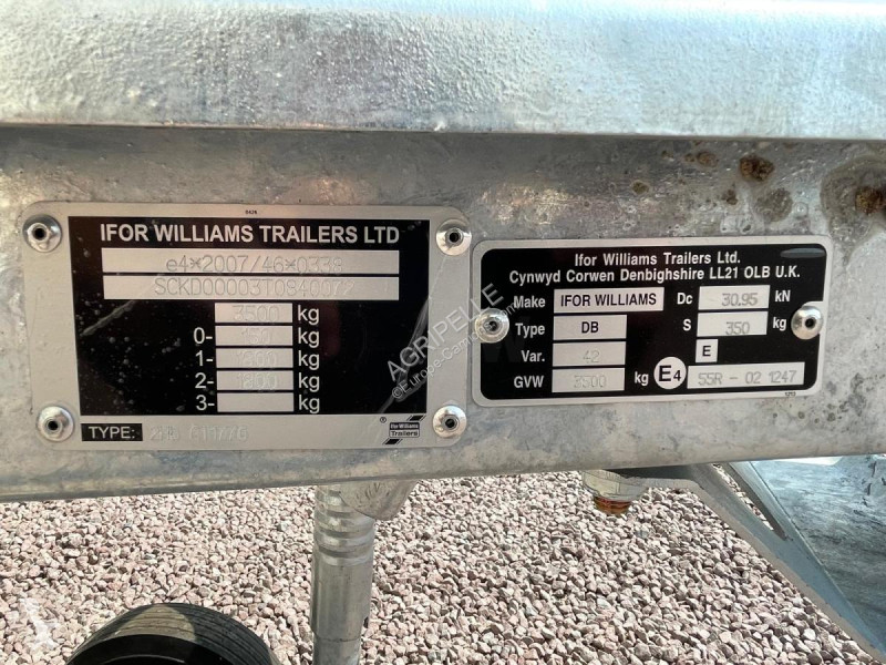 Přívěs Ifor Williams  CT177