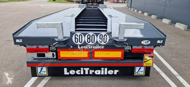 Remorque Lecitrailer PORTE CAISSONS 3 ESSIEUX...