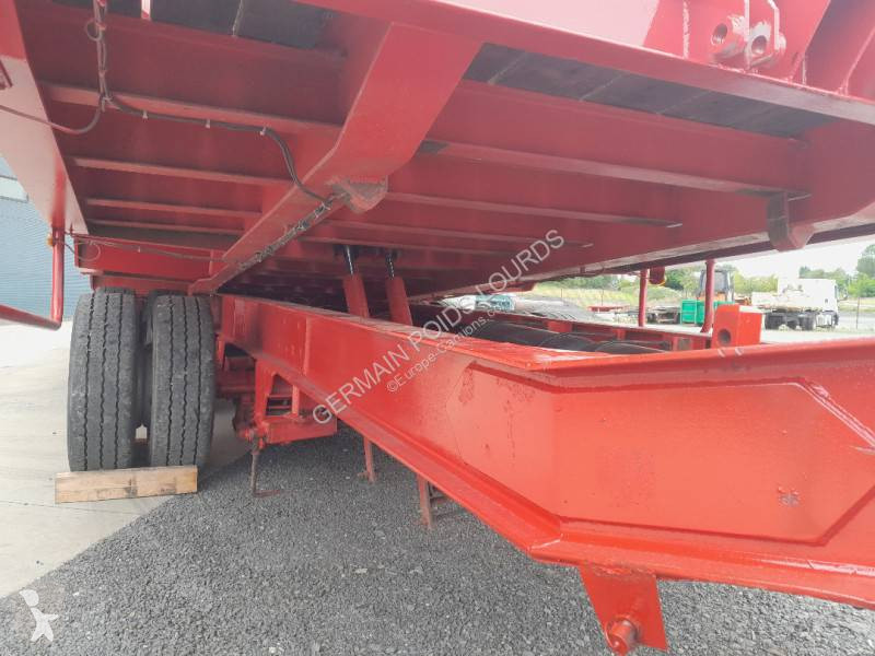 Reboque Louault Porte engin 3 essieux centraux