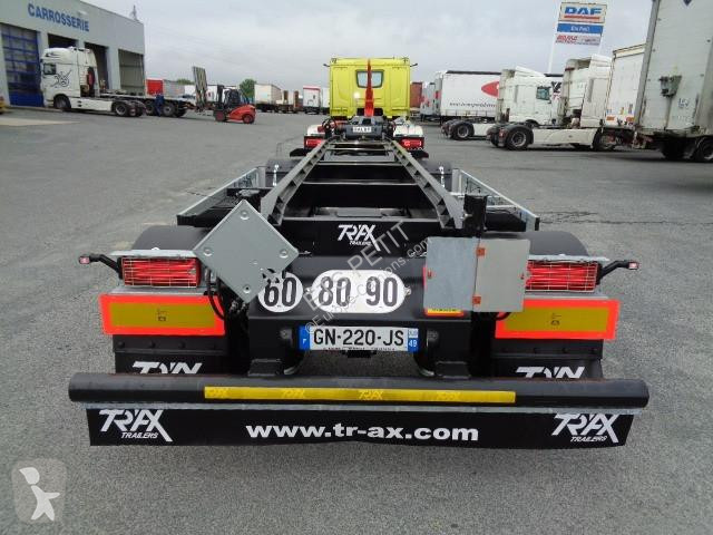 Remorque Trax  Porte Caisson Bennante 2 essieux