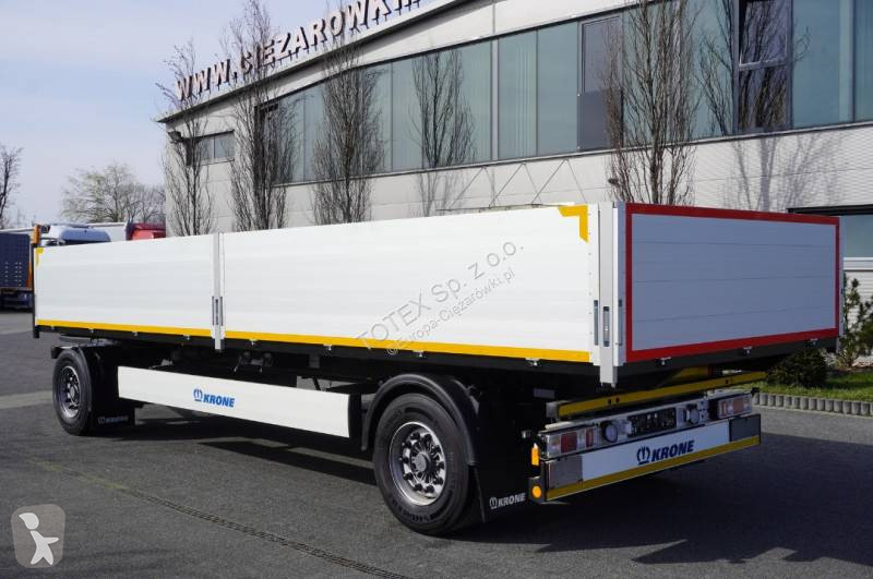 Remorque Krone Construction trailer / Flatbed...