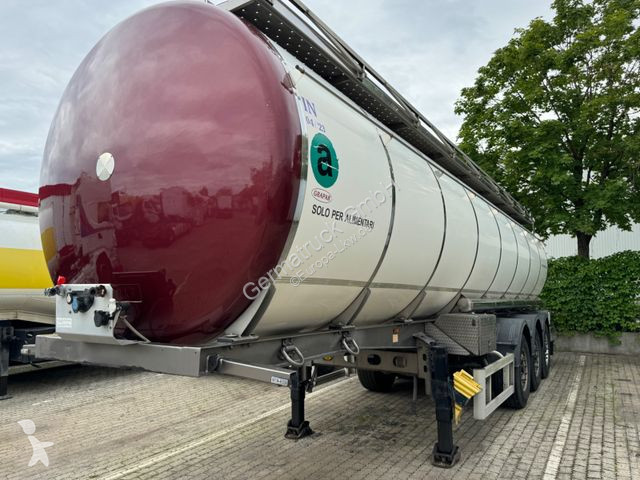 Semi reboque Menci Grapar Milchtank 34.500l...