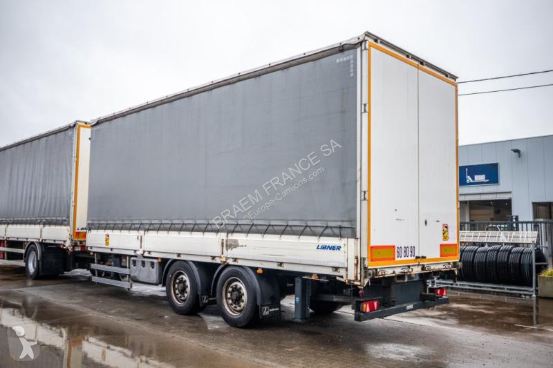 Camion remorque Renault  BACHE+CHARIOT...