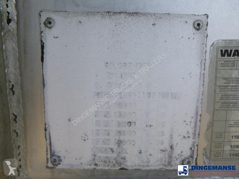 مقطورة Feldbinder Food tank inox 39 m3 / 3 comp