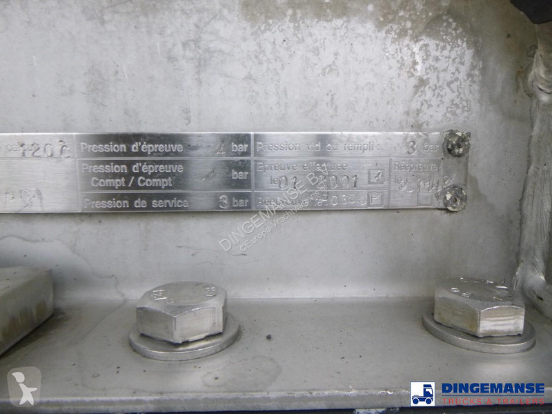 مقطورة Magyar Chemical tank inox 34 m3 / 1 comp