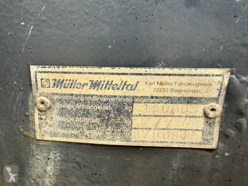 مقطورة Müller-Mitteltal   2Achs 7,10 m...
