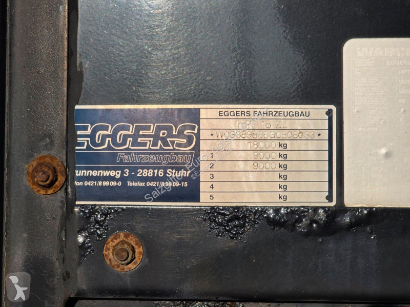 مقطورة Eggers Eggers HPT 18ZL / TIEFBETT !!!!