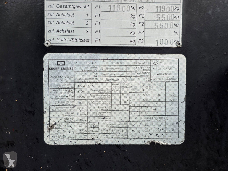 مقطورة Kotschenreuther TPV211 / Aluklappen / 40...