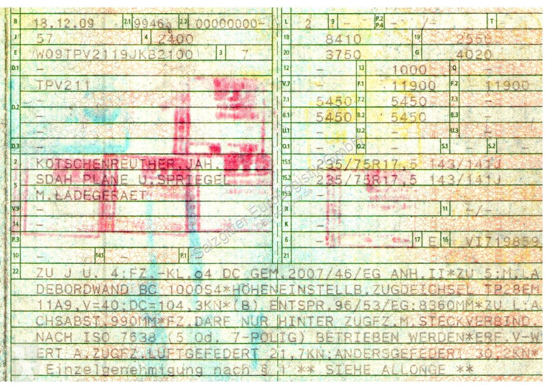 مقطورة Kotschenreuther TPV211 / Aluklappen / 40...