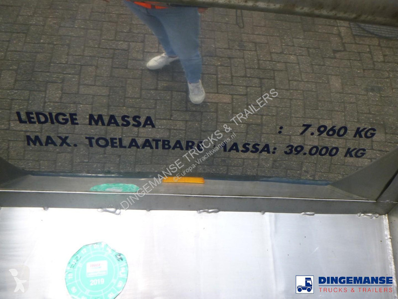 مقطورة Dijkstra Chemical tank inox L4BH 34 m3 /...