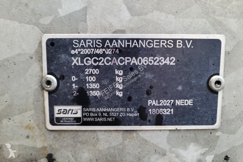 مقطورة Saris C2700 2 Axel Trailer, Maximum...