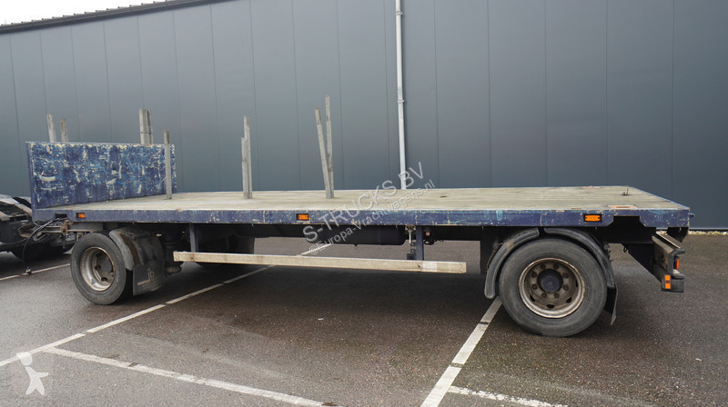 Aanhanger  2 AXLE FLATBED WITH TWIST LOCKS 20FT