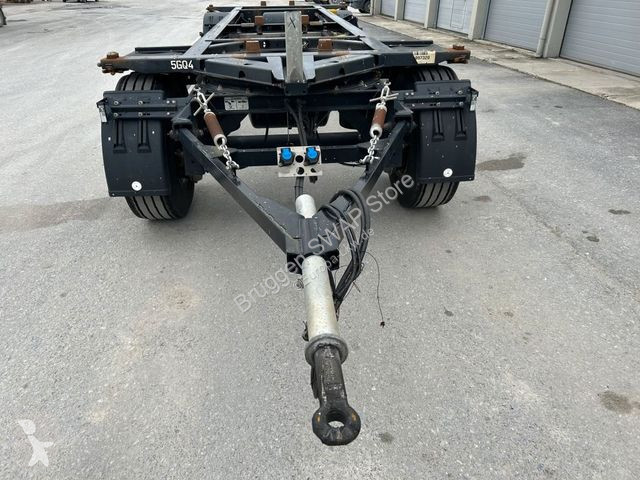 Reboque Krone 2 Achswechselfahrgestell, Typ:...