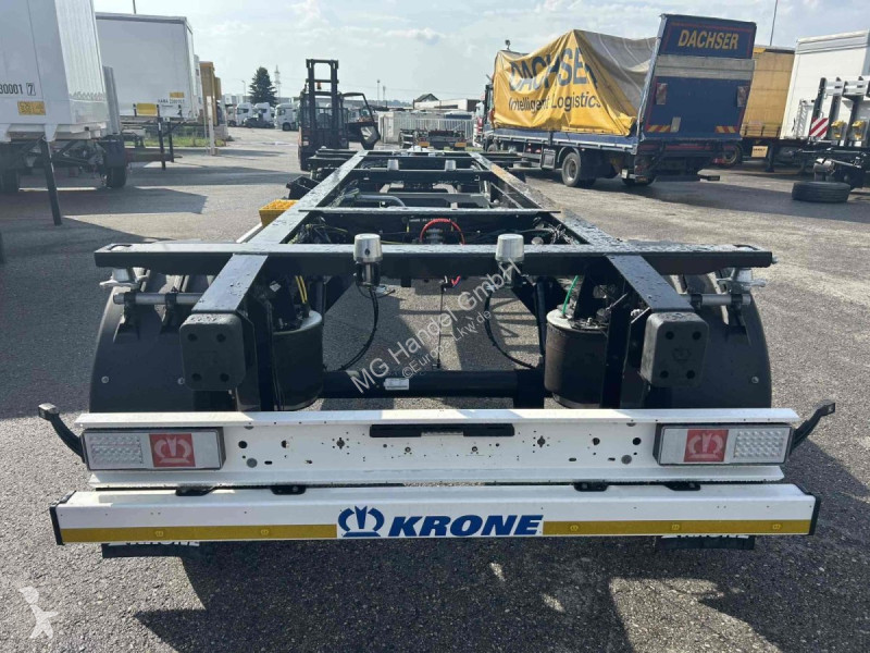 Reboque Krone AZW 18, Lafette, Krone-Achsen, Neu