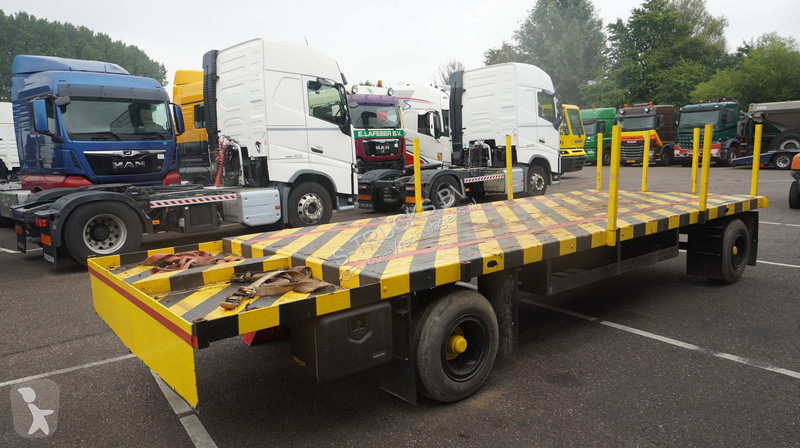 Aanhanger  AXLE FLATBED FARM TRAILER