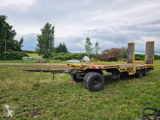 Remorca Langendorf Tieflader mit Radmulden 3...