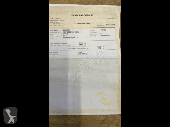 Reboque Hapert R13-13