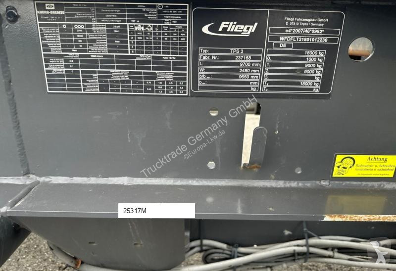 مقطورة Fliegl 760 TWP 180 / Swiss-Vehicle