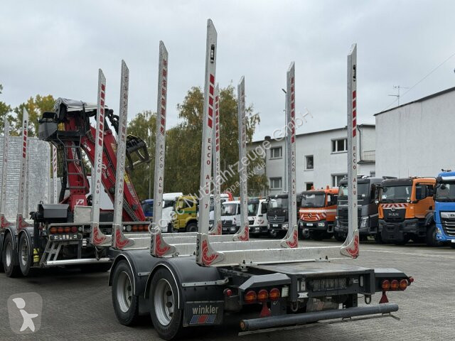 مقطورة  Janzen T RH19 Holzanhänger 2 Achse...