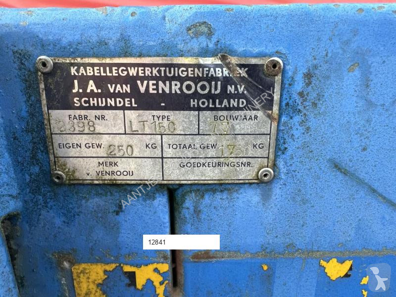 مقطورة  Venrooij kabelwagen aanhanger - Gebruikt