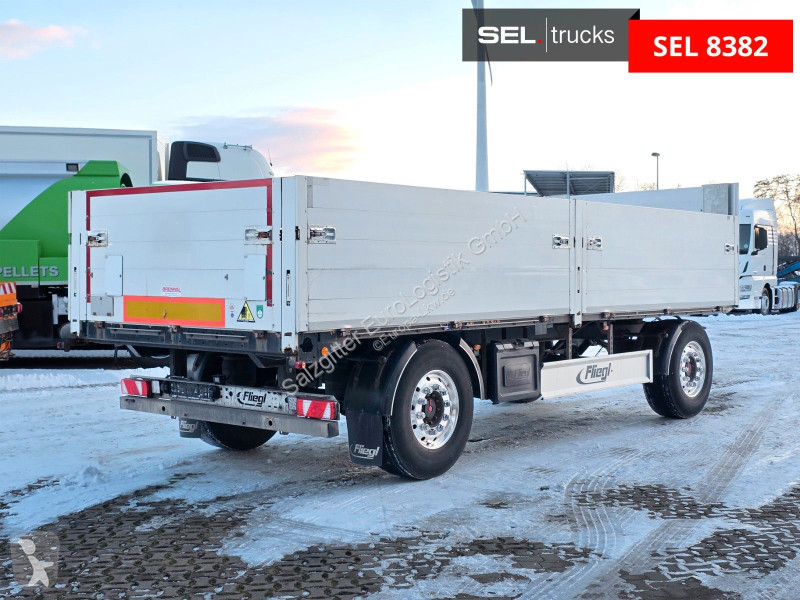 مقطورة Fliegl ZPS180 / Baustoff / Alu-Felgen /...
