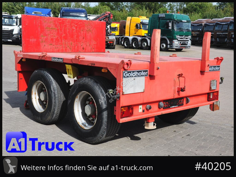 مقطورة Goldhofer Ballast Kran Gewichte Goldhofer
