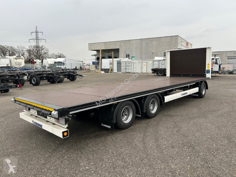 مقطورة Krone Jumbo Plateau Anhänger 8.6 Meter, BPW