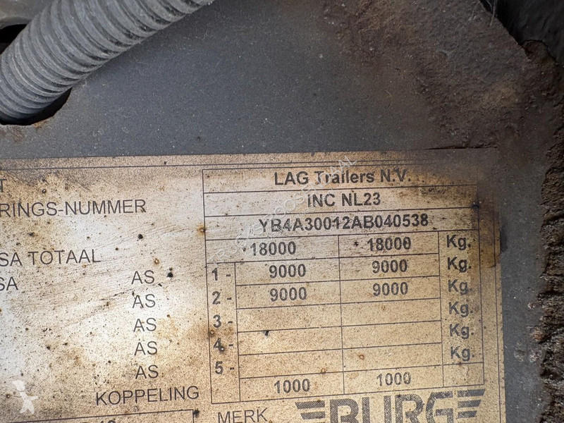 مقطورة Burg M-2-18 + TRS COOLING + LOADLIFT