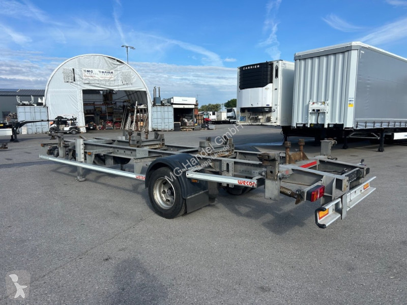 مقطورة Wecon AWZ 112, 1-Achs Lafette, BPW-Achsen