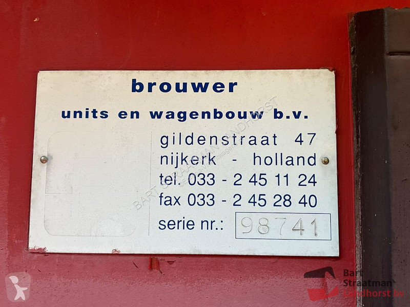 Släp Atec PB1 met Brouwer schaftkeet.