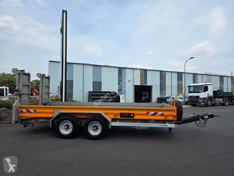 Remorque  Schmid MTT 890 Tieflader mit Rampen