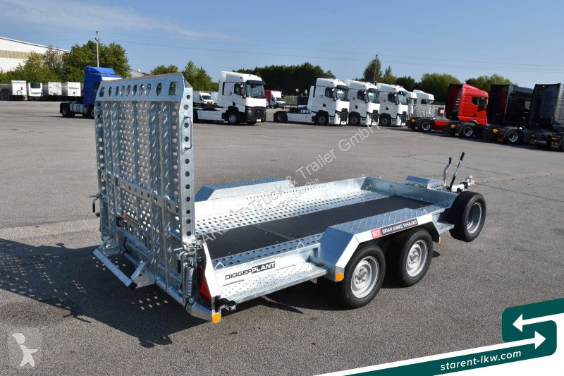 Aanhanger  Digger Plant Schwerlast-Rampe...