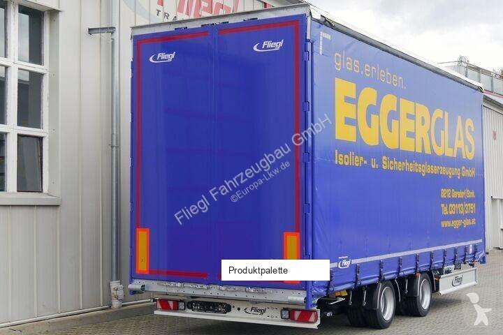 Remolque Fliegl Tandem-Plattform-Anhänger...