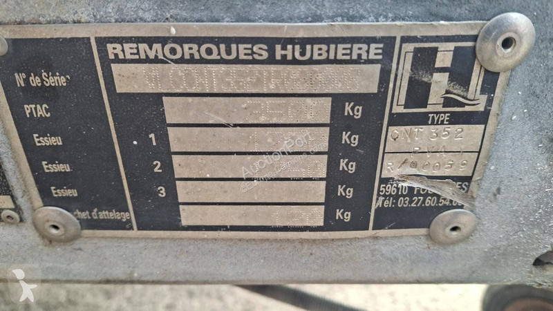 Aanhanger Hubière CNT 352