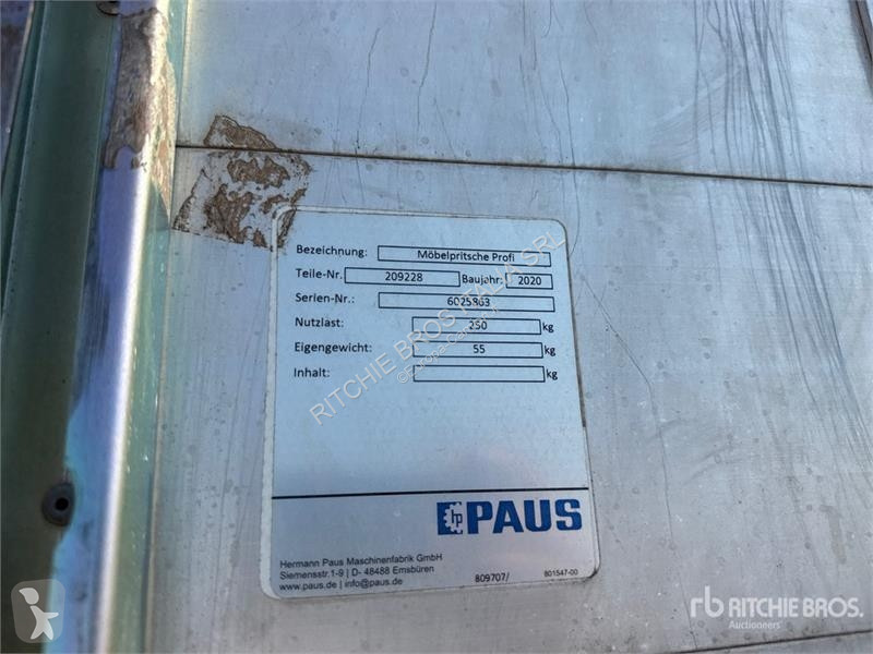 Remorque Paus Easy 18 WH-M Towable Lift