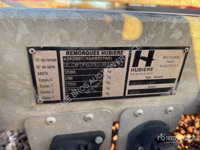 Hubière H212L 14CF trailer