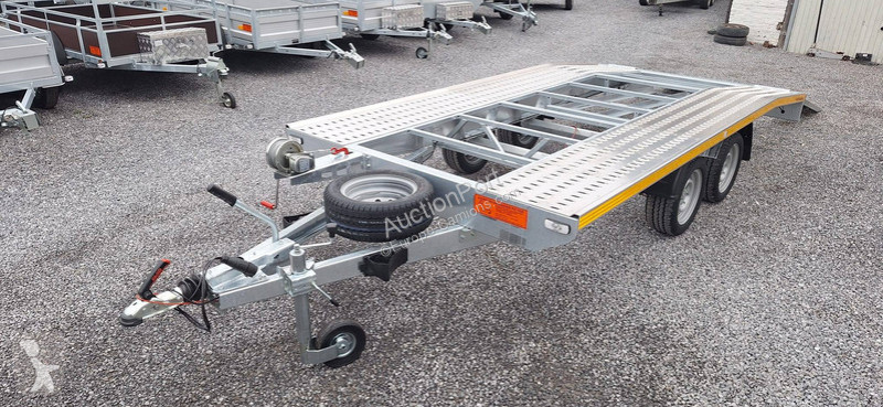 Flatbed car trailer trailer