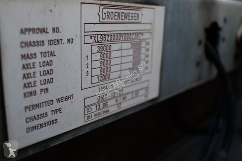 Полуремарке Groenewegen DRO-12-27 3 Axle...