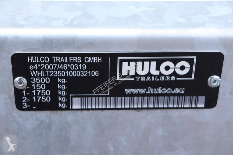 مقطورة Hulco Terrax-2 3500kg 2 Axel Trailer,...