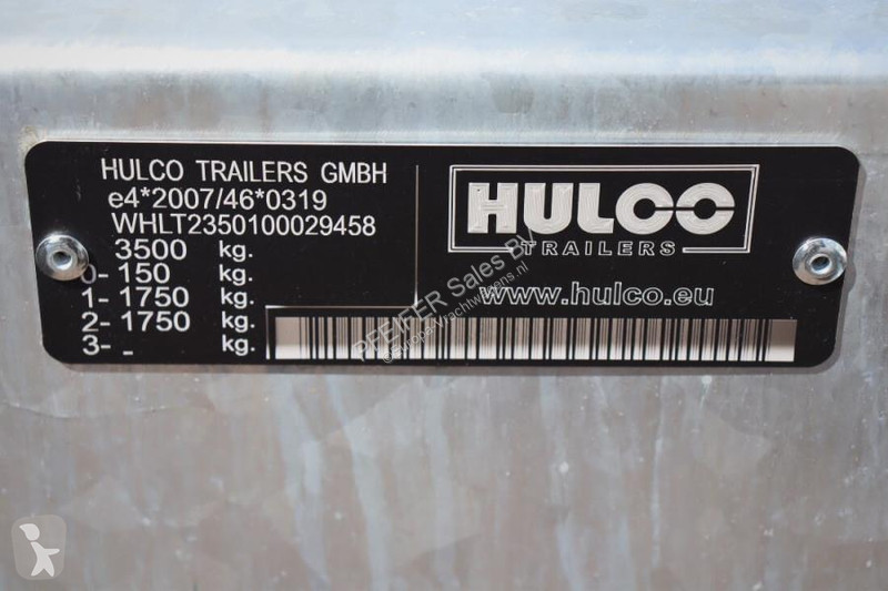 مقطورة Hulco Terrax-2 3500kg 2 Axel Trailer,...