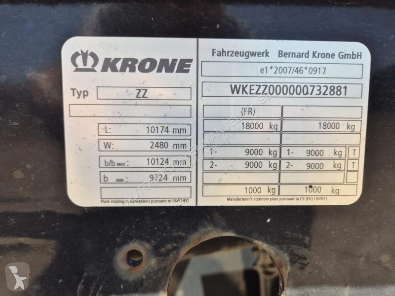 Släp Krone  2 ejes BDF