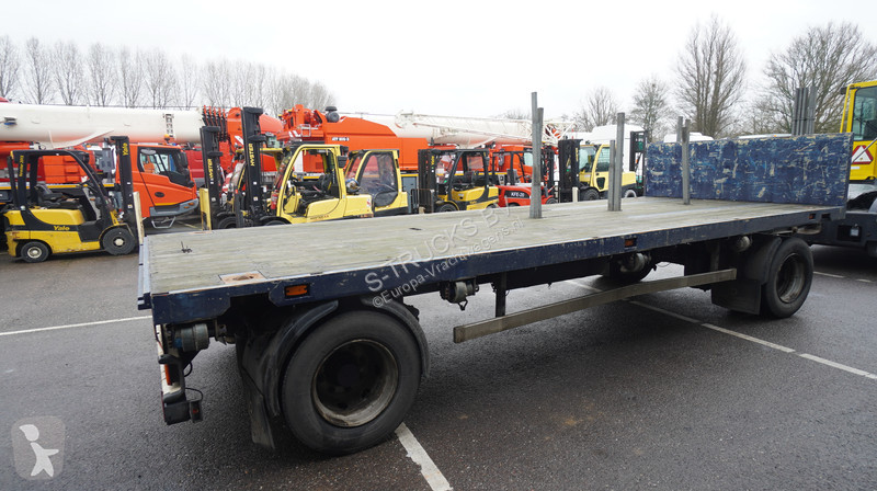 Aanhanger  2 AXLE FLATBED WITH TWIST LOCKS 20FT