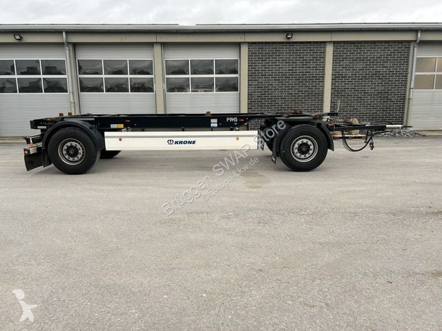Reboque Krone 2 Achswechselfahrgestell, Typ:...