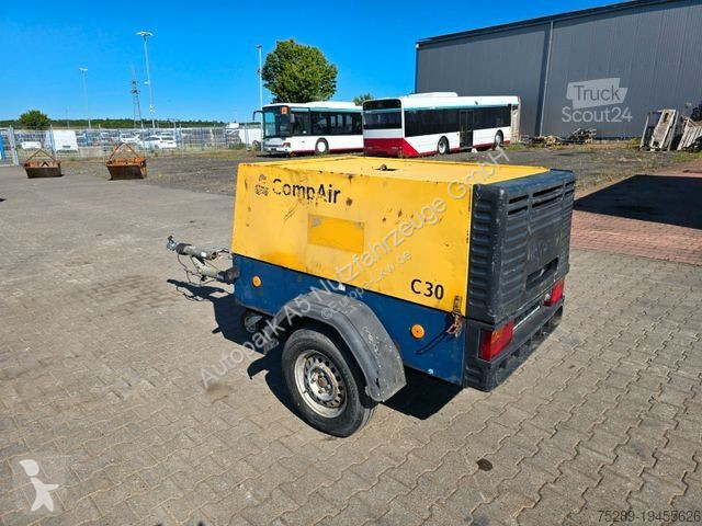 Släp  Compair DLT 0404 C30 Baustellen Kompressor