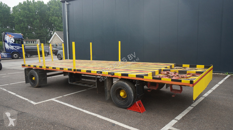 Aanhanger  AXLE FLATBED FARM TRAILER