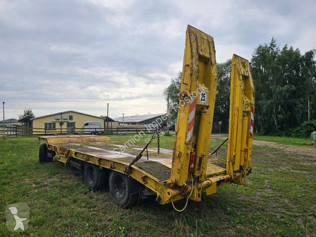 Remorca Langendorf Tieflader mit Radmulden 3...