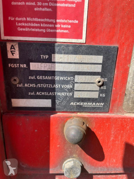 Släp  Anhänger offen PA-F 18 Baustoffanhänger