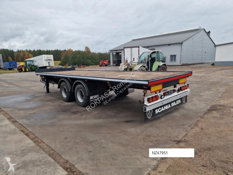 مقطورة  Platform Tandem 18000kg 7,85 m