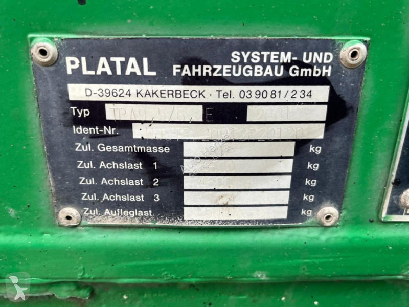 مقطورة  Pritschenanhänger TPA 9,5 6,2E...