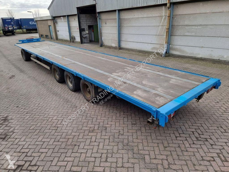 مقطورة Van Hool 13.60 M LONG flatbed trailer -...